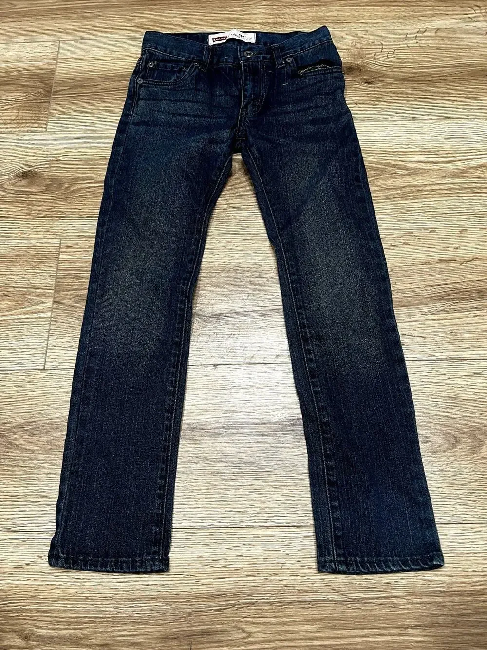 Levi's 510 Slim Fit Jeans W25 L25 Dark Blue 10 Regular Denim Pants (A79)